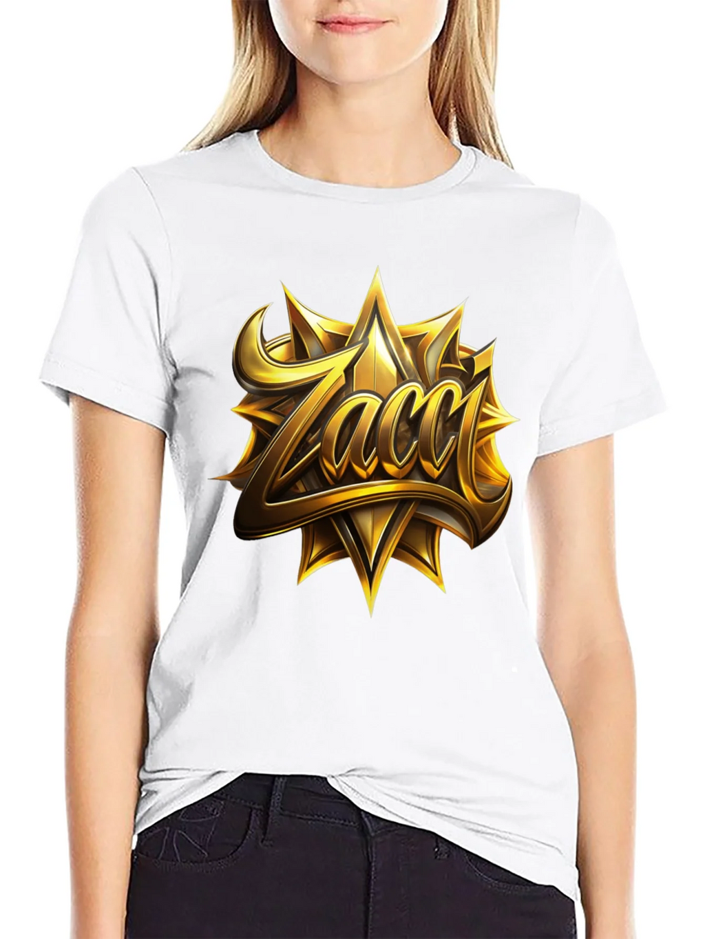 Zacci Gold Emblem Black T-Shirt product image 8
