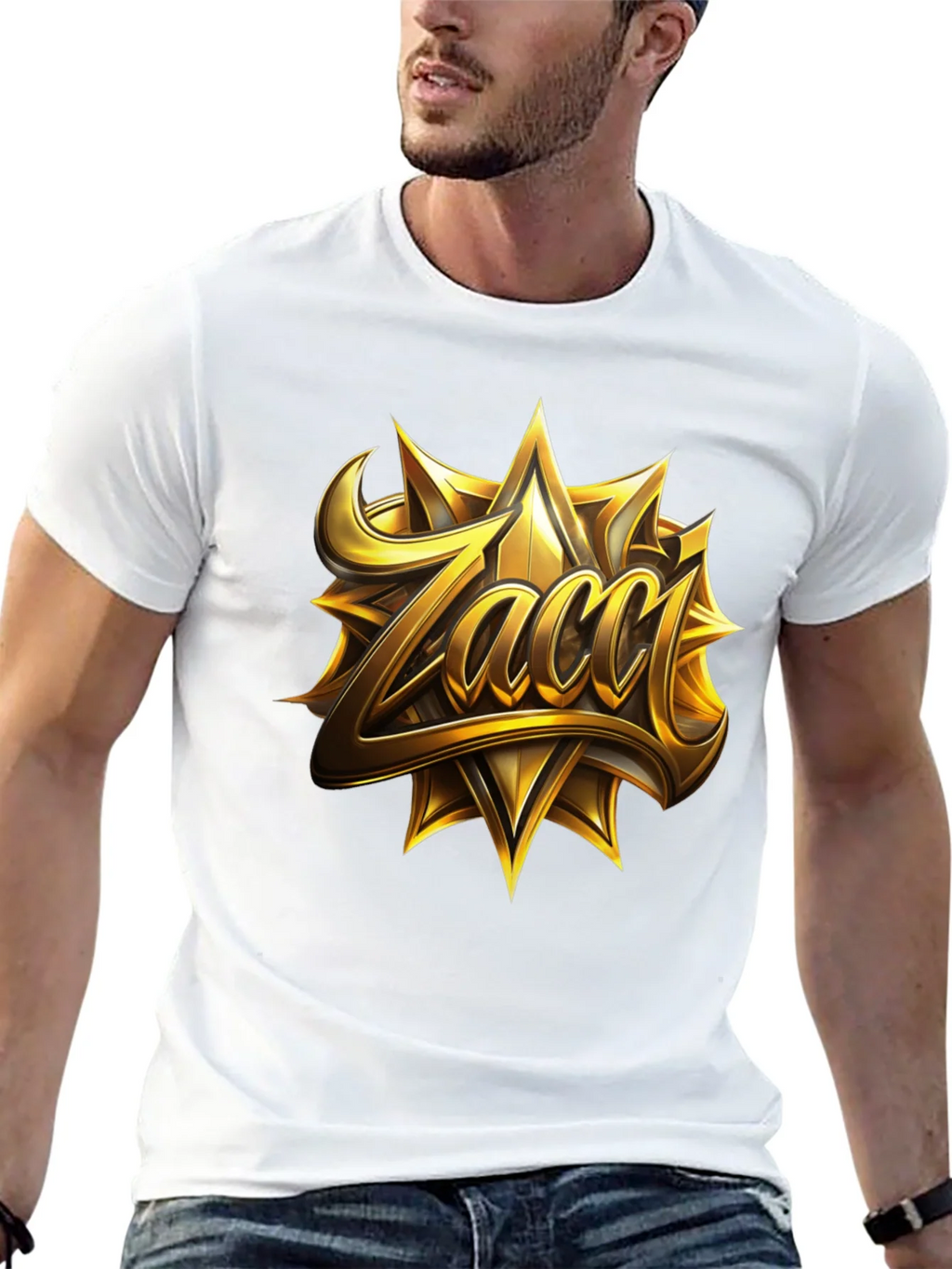 Zacci Gold Emblem Black T-Shirt product image 12