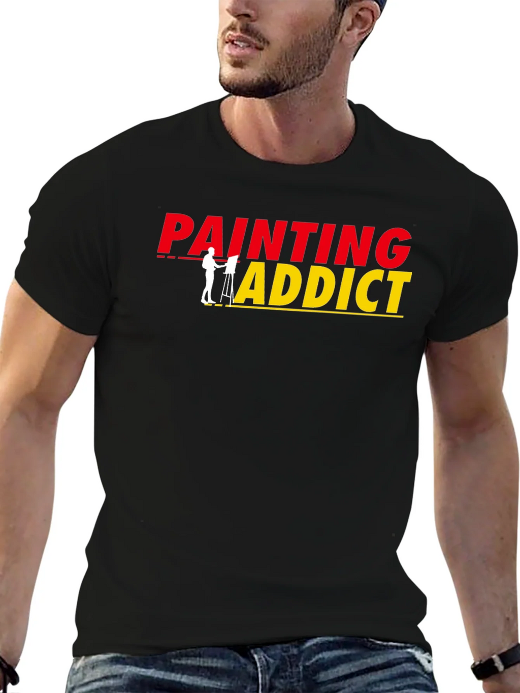 Painting Addict Graphic Tee - Artist T-Shirt product image 6