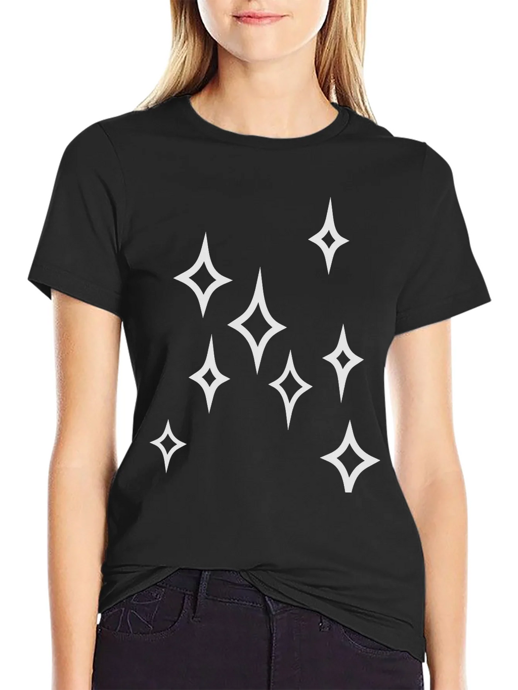 Sparkle Star Graphic Tee - Mens Black T-Shirt product image 5