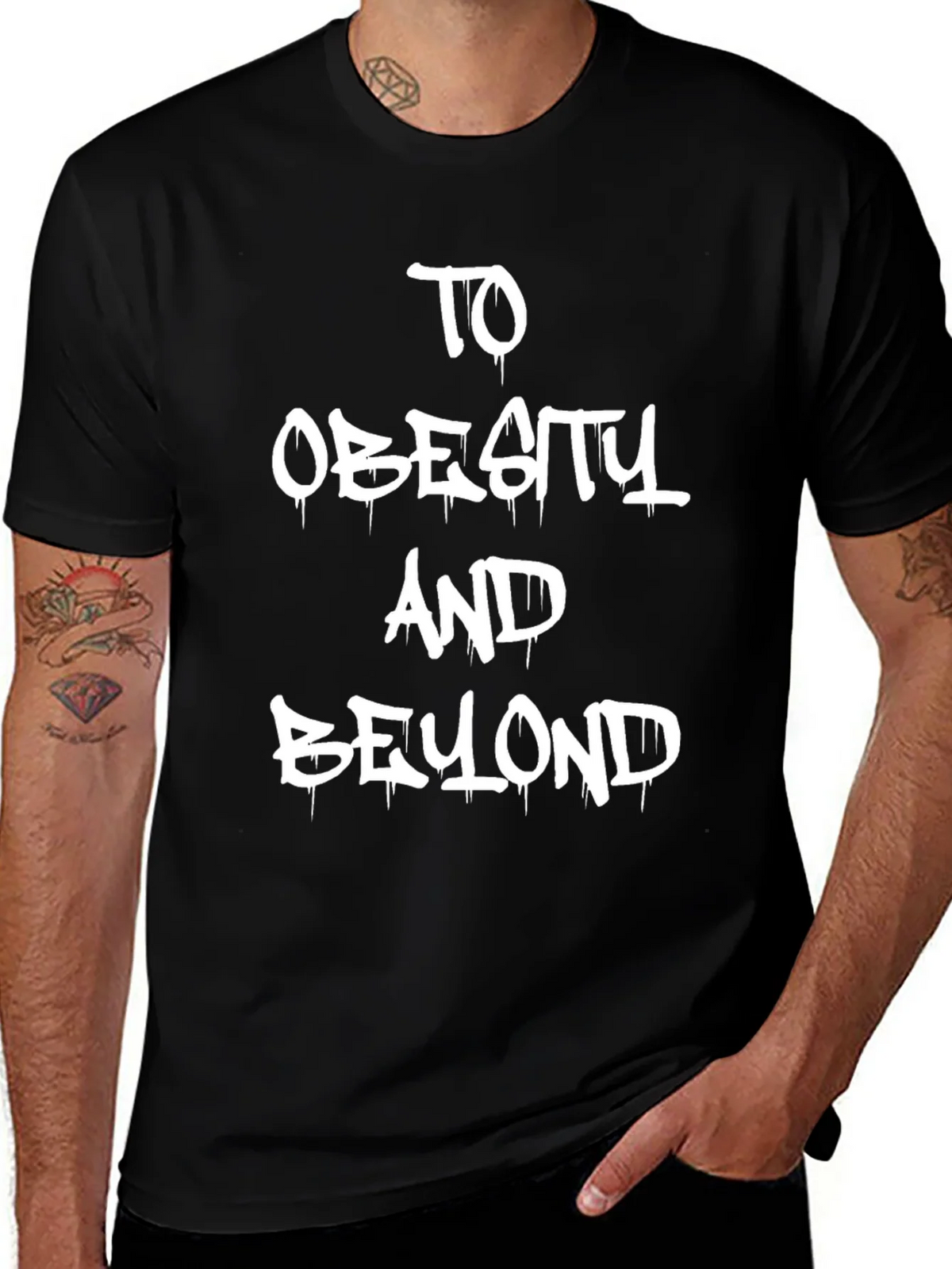 To Obesity and Beyond Graphic Tee product image 1
