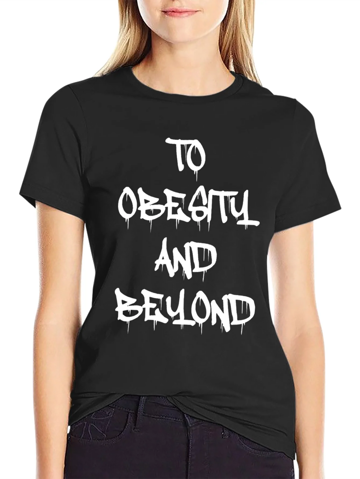 To Obesity and Beyond Graphic Tee product image 2