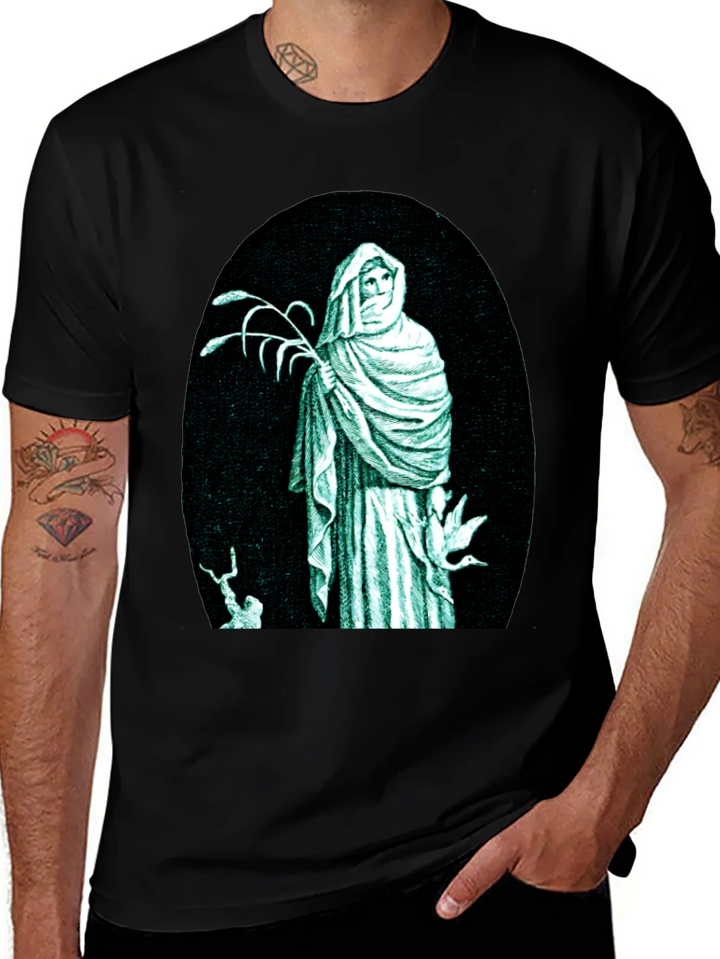 Mystic Figure Graphic T-Shirt product image 1