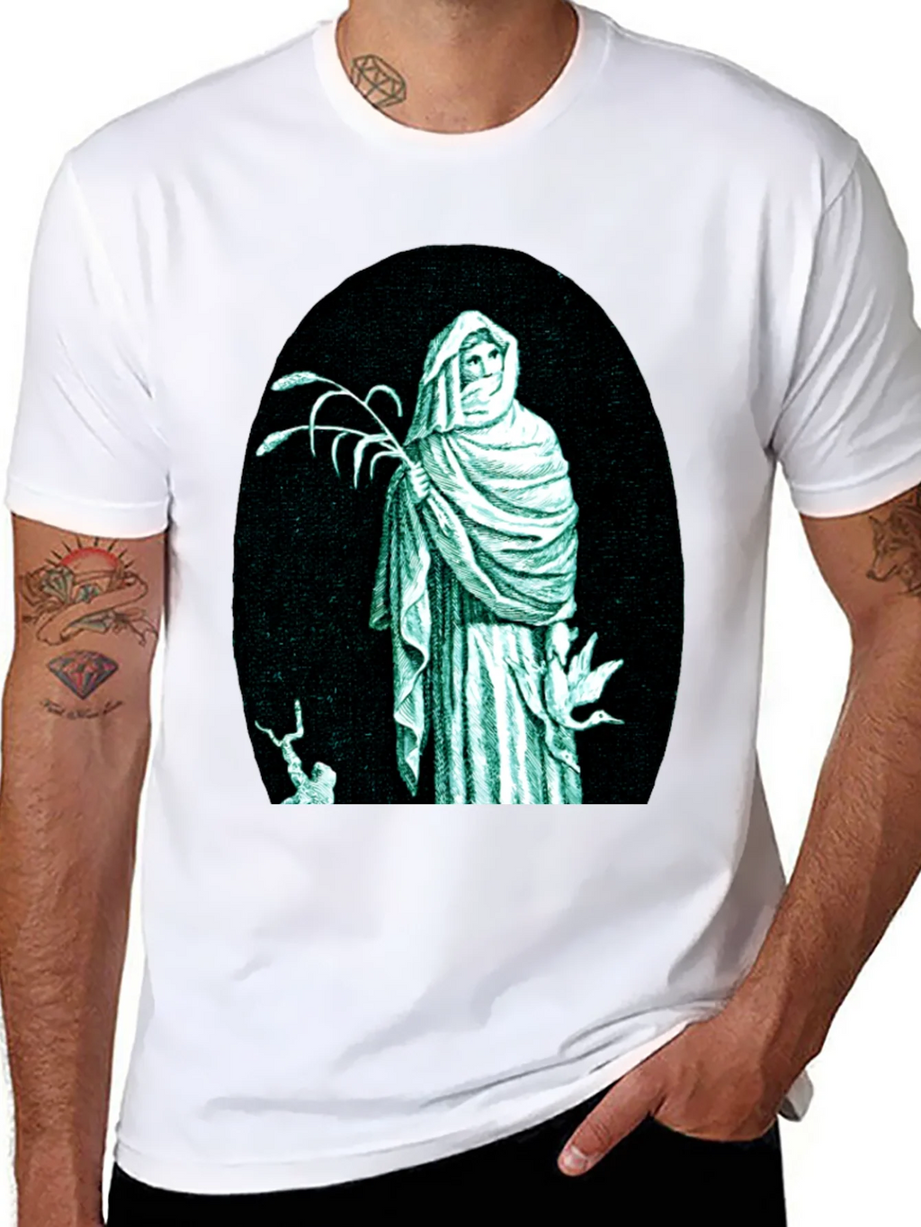Mystic Figure Graphic T-Shirt product image 7