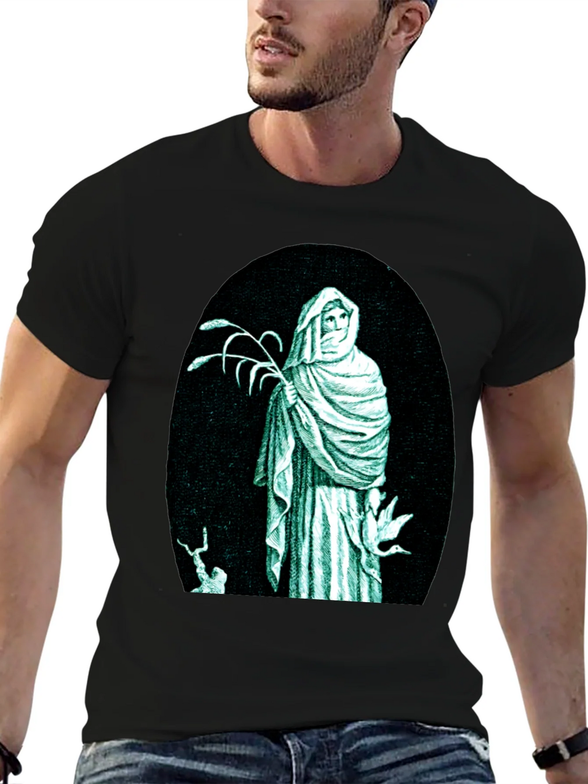 Mystic Figure Graphic T-Shirt product image 6
