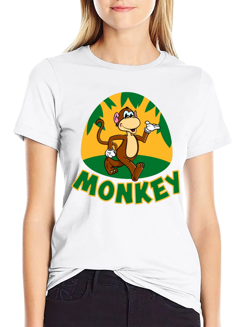 Fun Monkey Graphic T-Shirt - Casual Black Tee product image 8