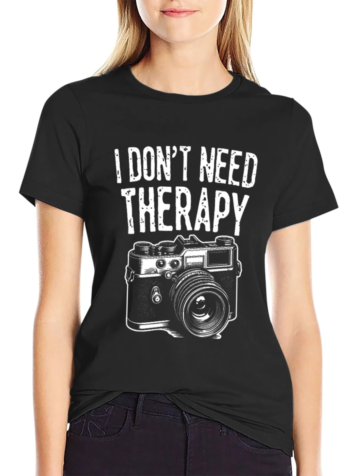 Funny Photographer T-Shirt - I Dont Need Therapy product image 5