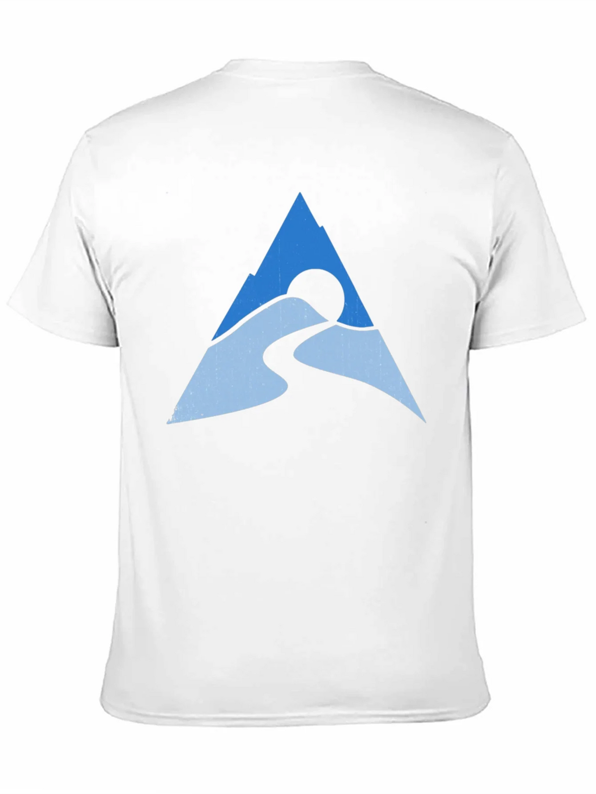 Mountain Peak Graphic Tee - Black Cotton Blend product image 2