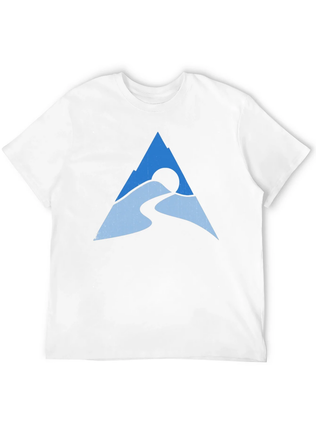 Mountain Peak Graphic Tee - Black Cotton Blend product image 3