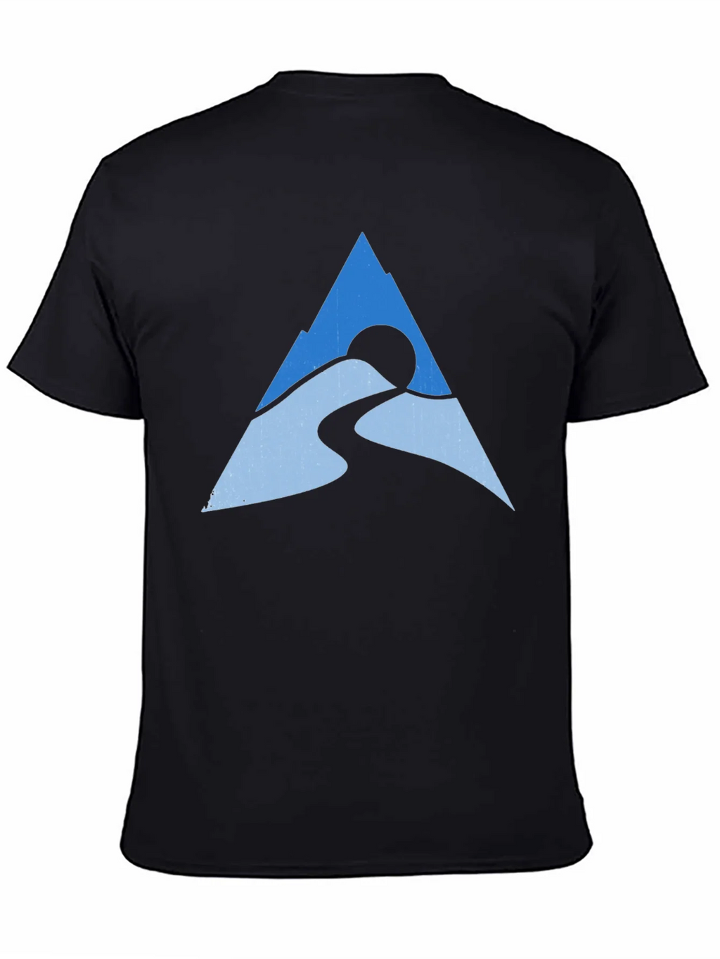 Mountain Peak Graphic Tee - Black Cotton Blend product image 7