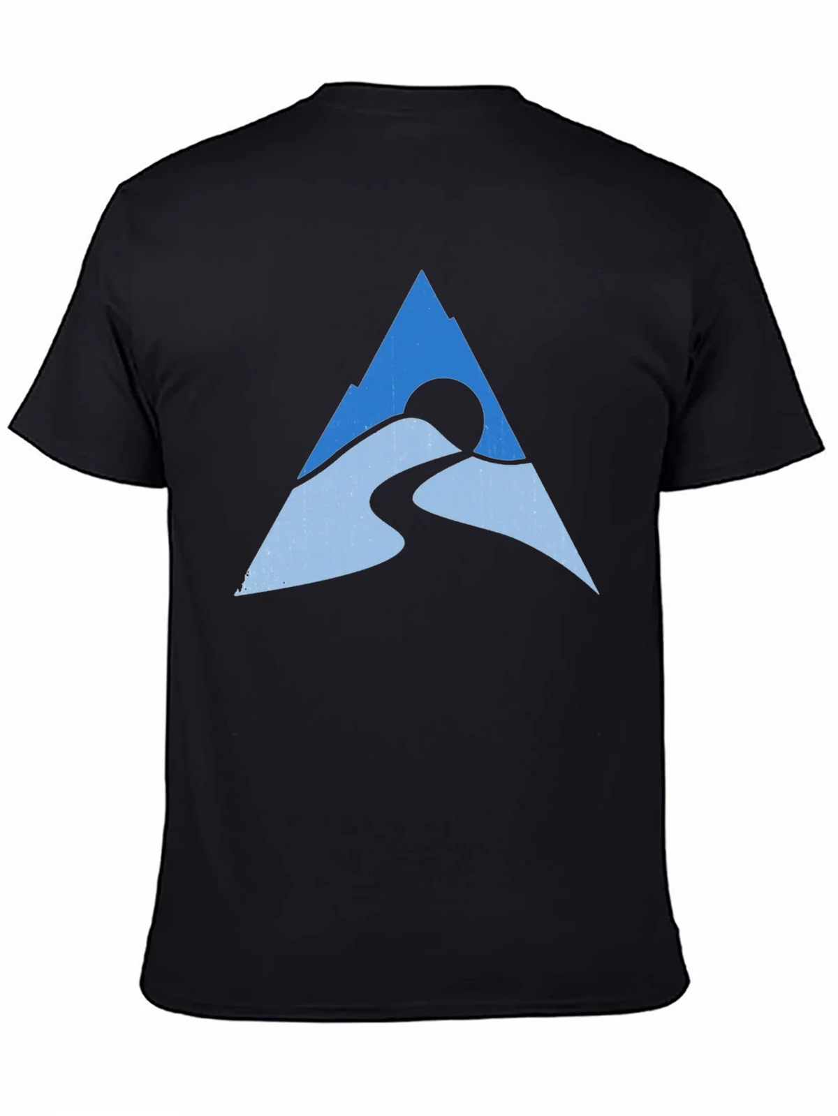Mountain Peak Graphic Tee - Black Cotton Blend product image 7