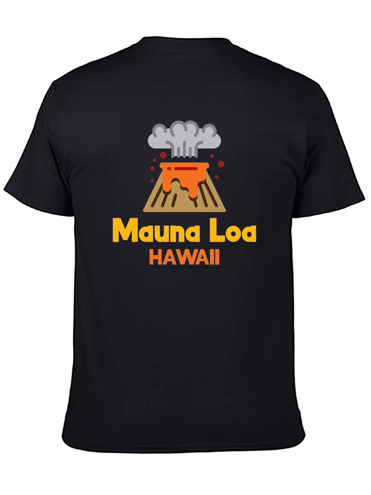 Mauna Loa Hawaii Volcano Graphic Tee - Black product image 7