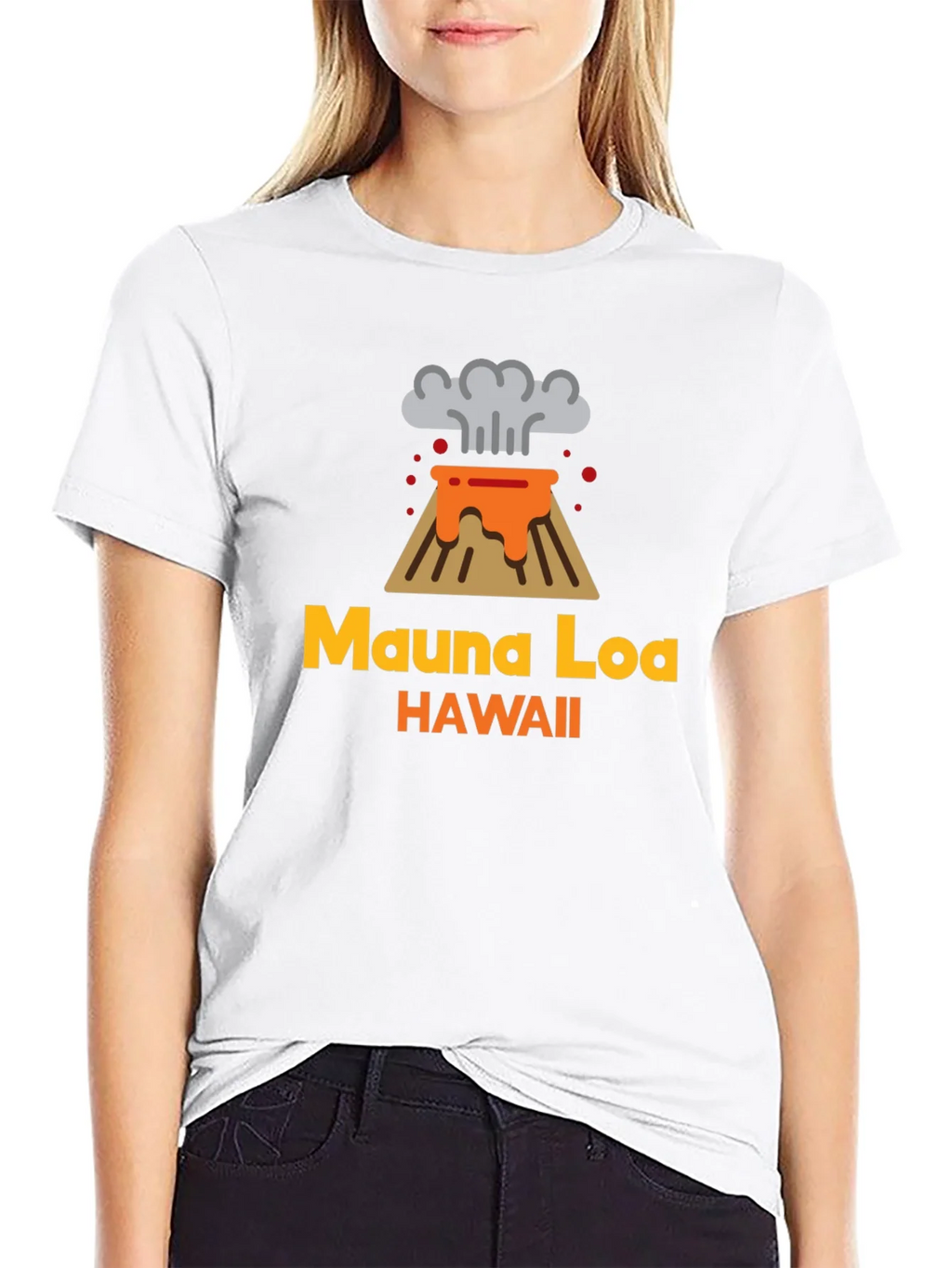 Mauna Loa Hawaii Volcano Graphic Tee - Black product image 11