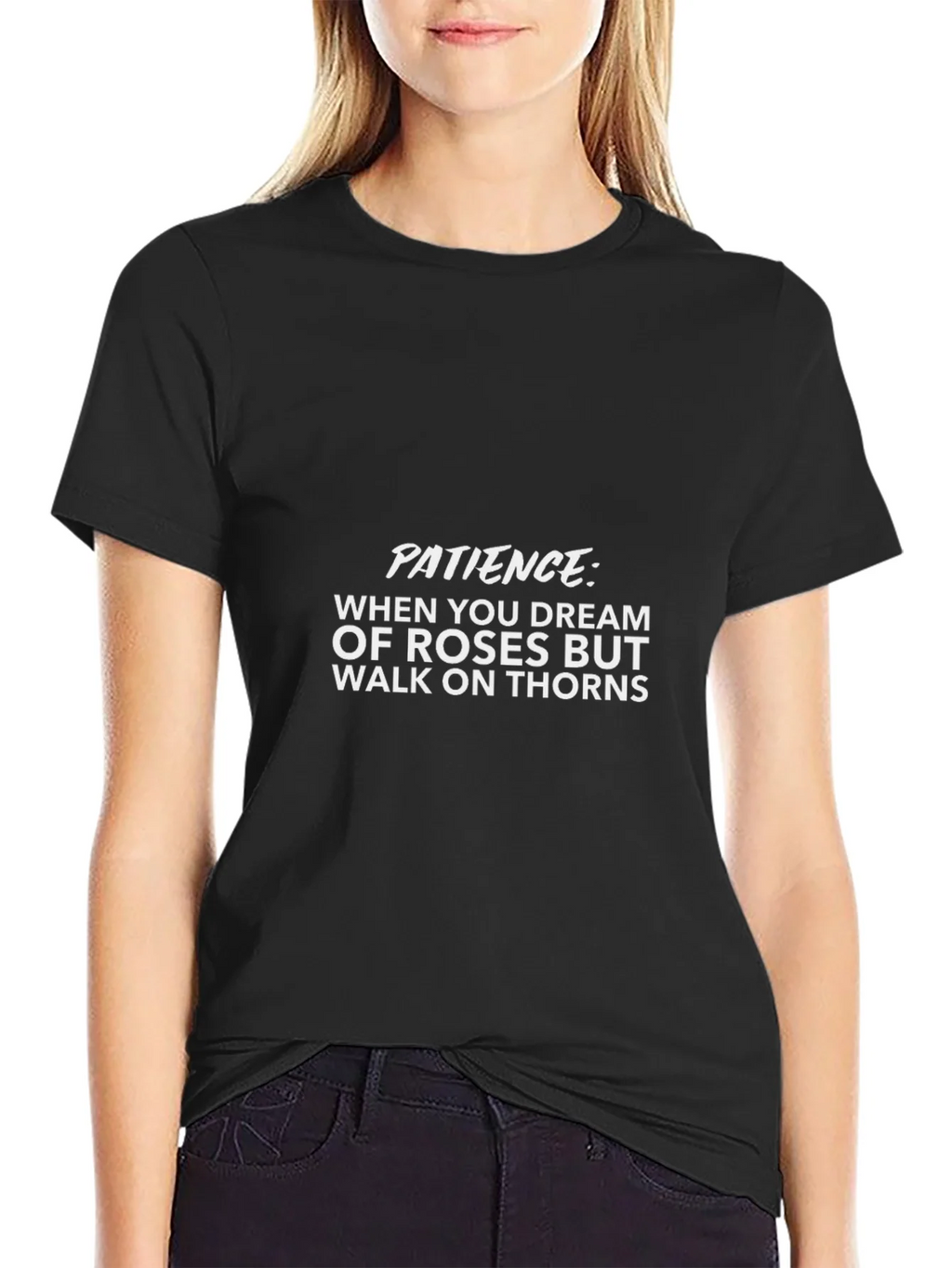 Patience Roses Thorns Graphic Tee product image 5