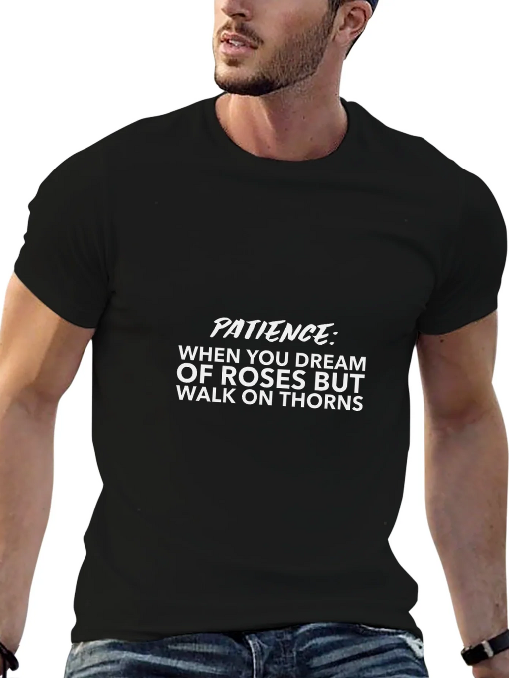 Patience Roses Thorns Graphic Tee product image 9
