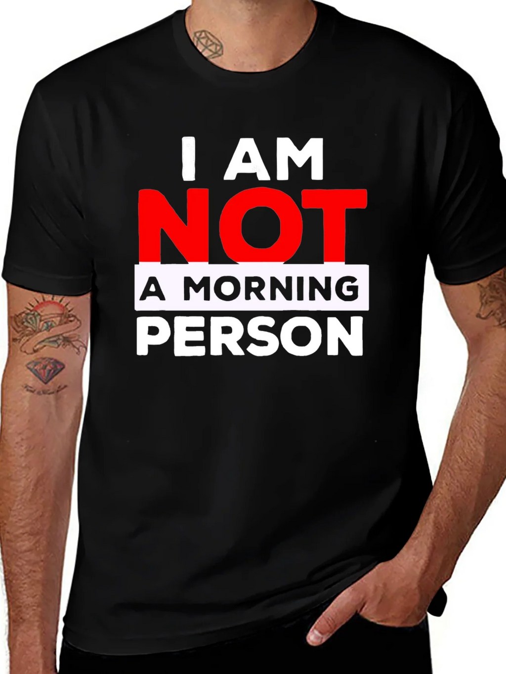 I AM NOT A MORNING PERSON T-Shirt product image 1
