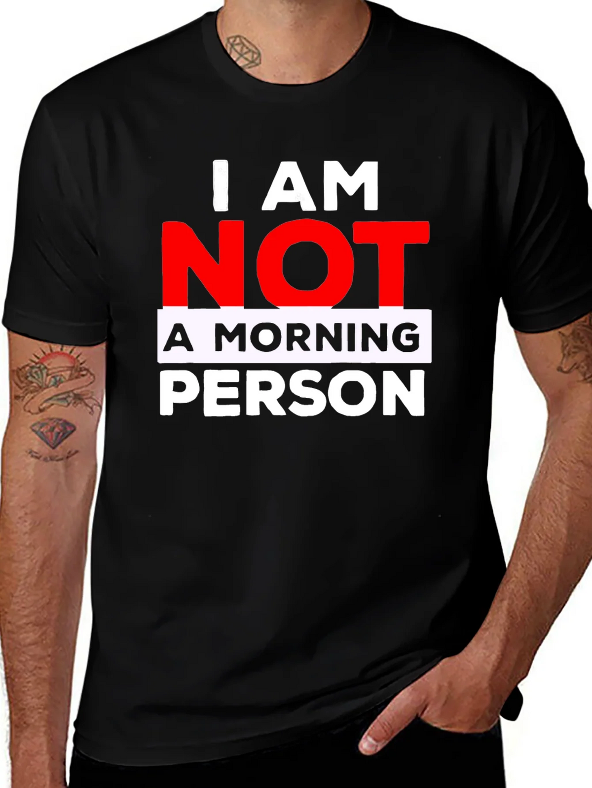 I AM NOT A MORNING PERSON T-Shirt product image 1