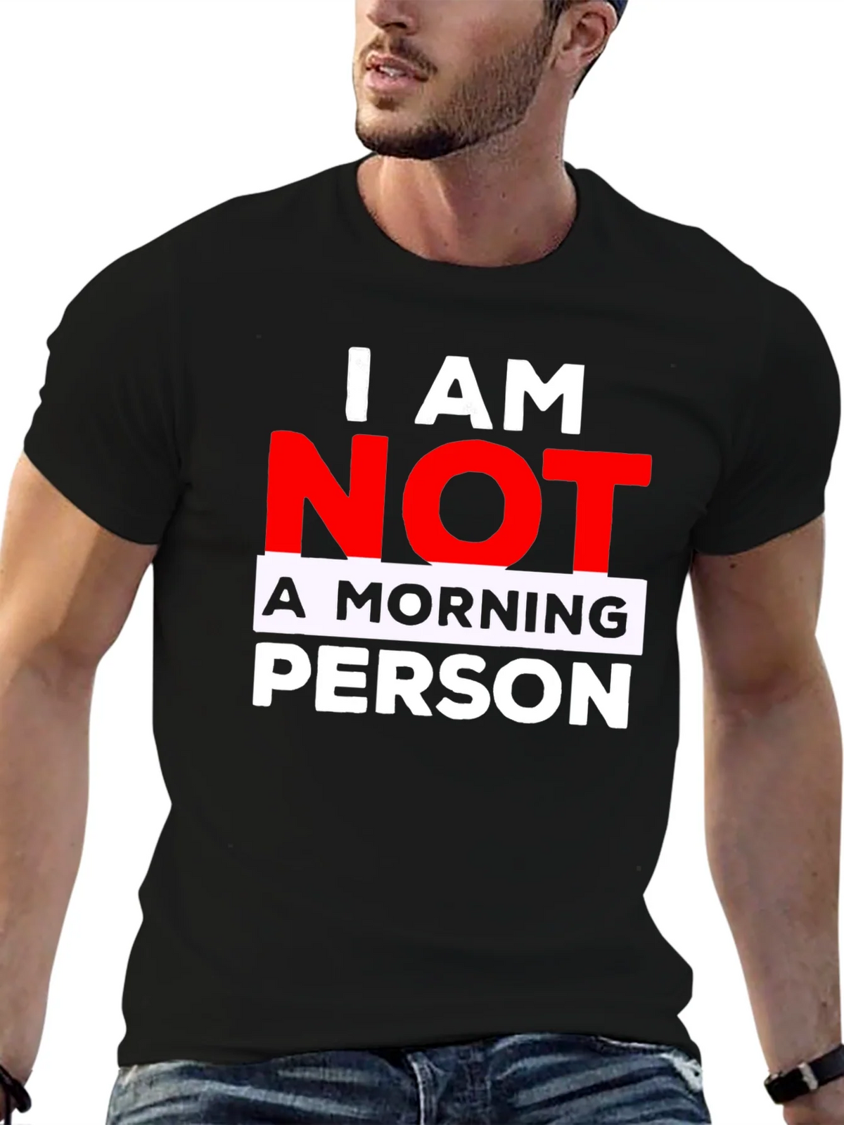 I AM NOT A MORNING PERSON T-Shirt product image 6