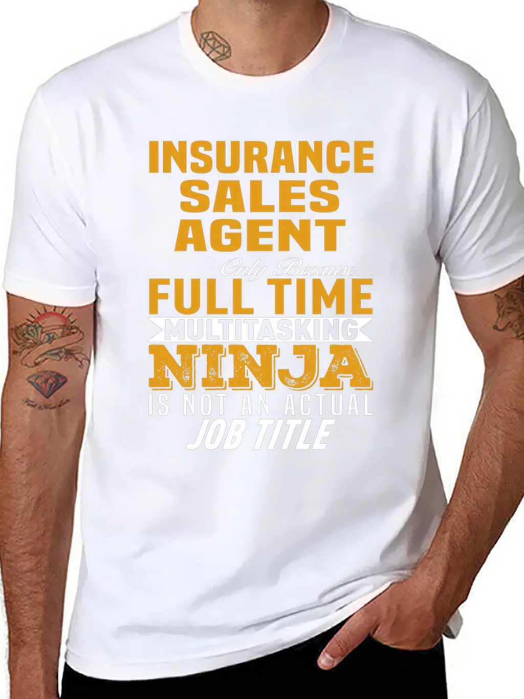 Insurance Sales Agent Novelty Graphic T-Shirt product image 10