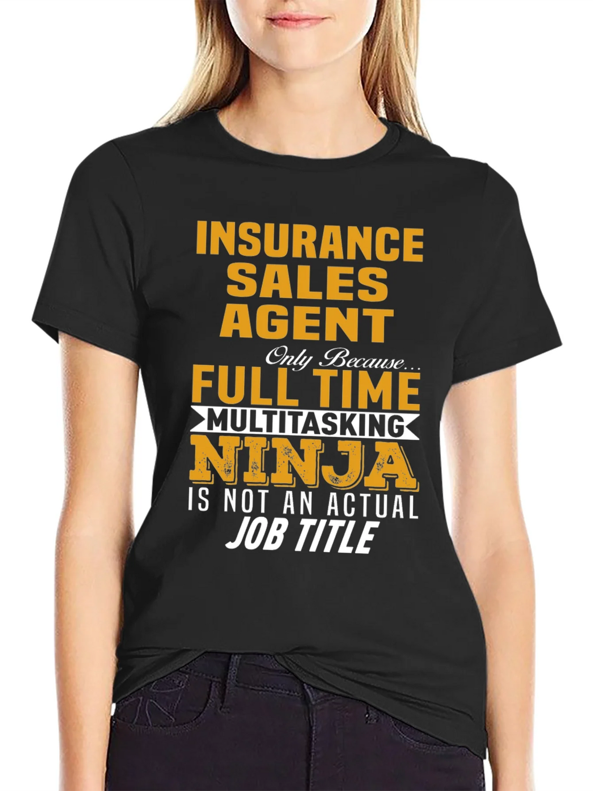 Insurance Sales Agent Novelty Graphic T-Shirt product image 5
