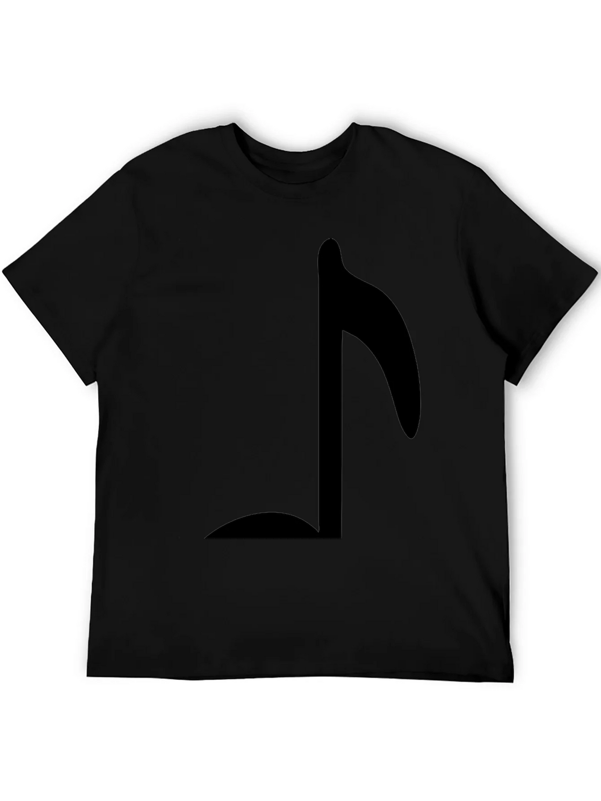 Musical Note Graphic T-Shirt - Black product image 5