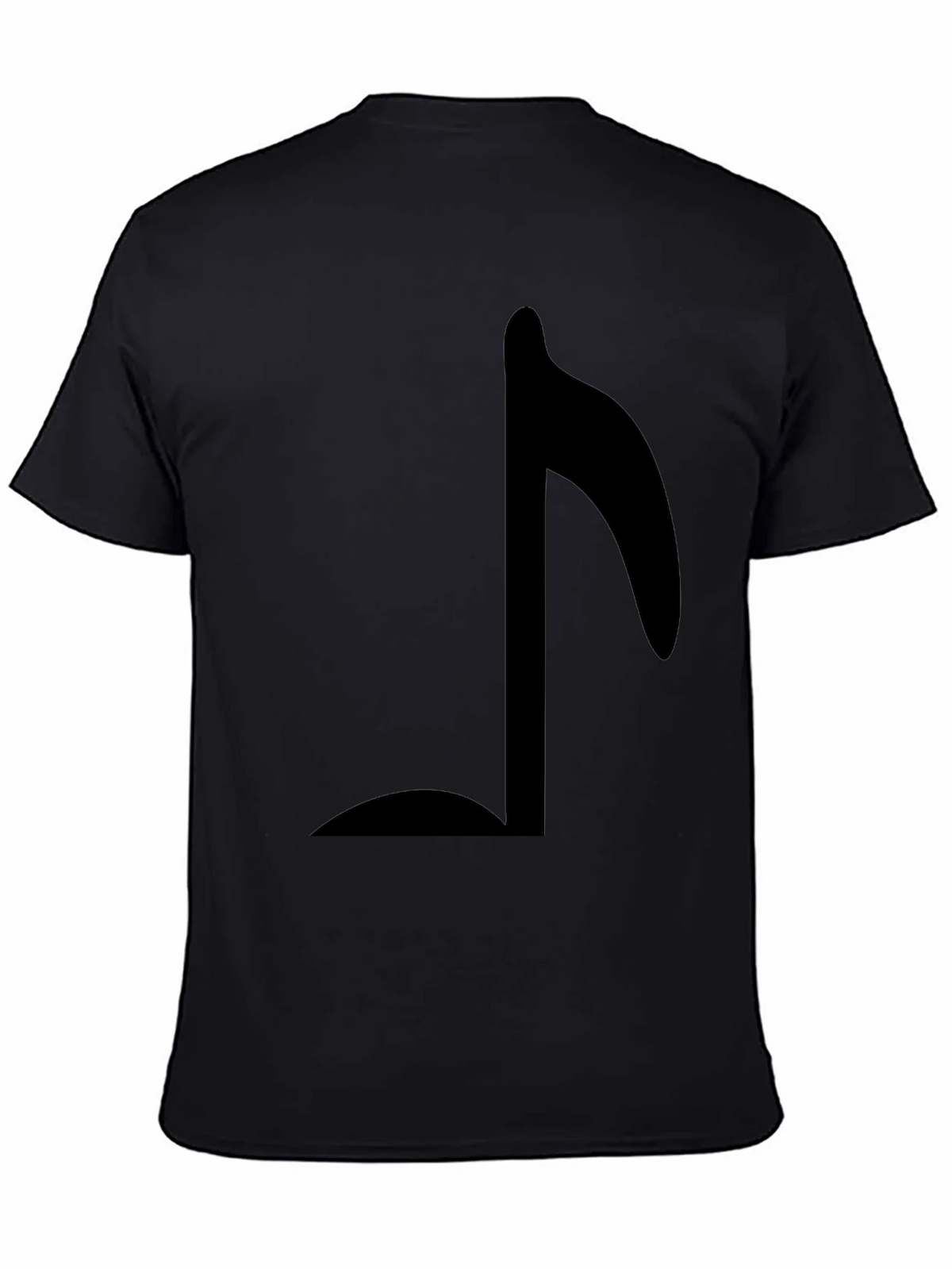 Musical Note Graphic T-Shirt - Black product image 4