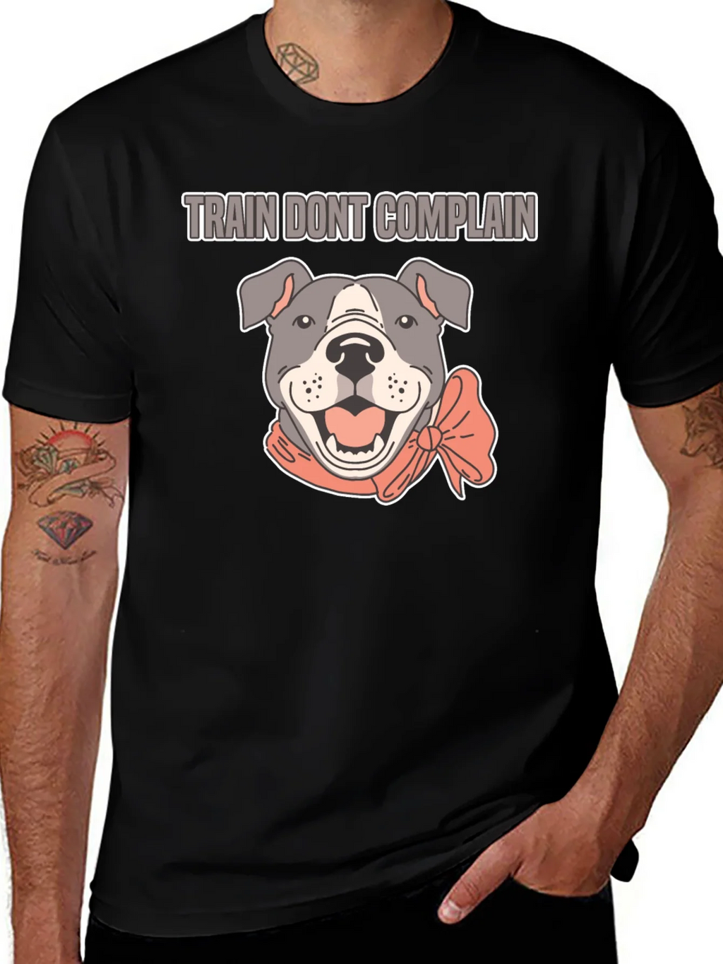Train Dont Complain Pitbull T-Shirt product image 1