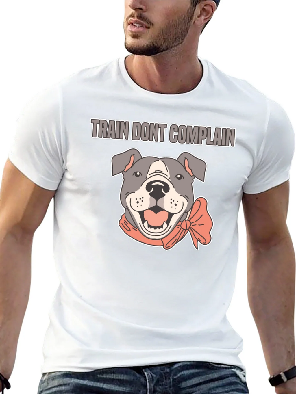 Train Dont Complain Pitbull T-Shirt product image 12