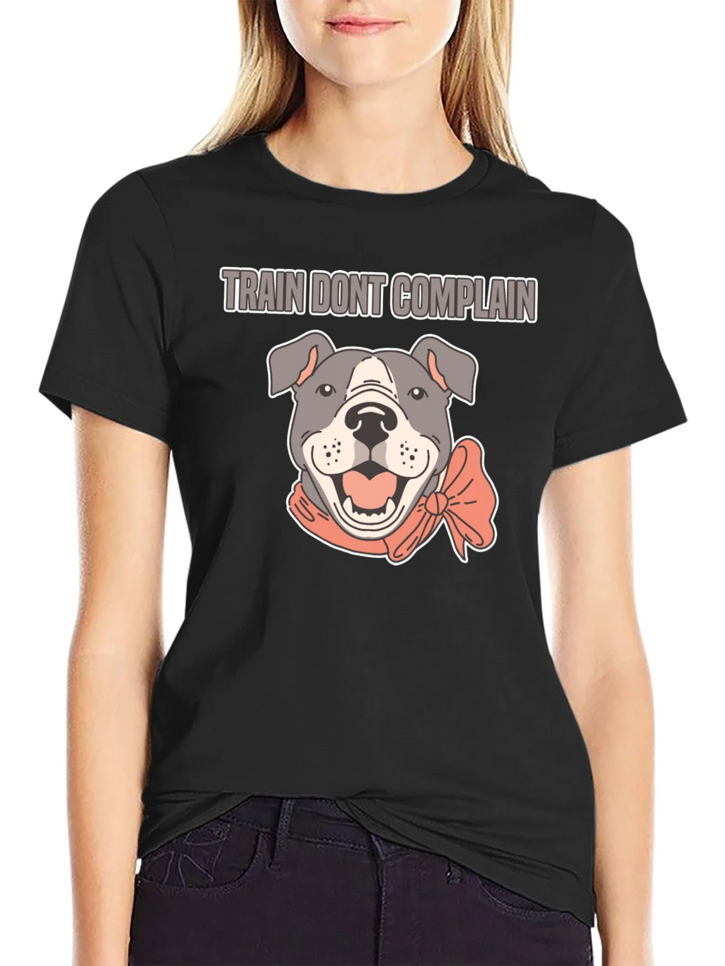 Train Dont Complain Pitbull T-Shirt product image 2
