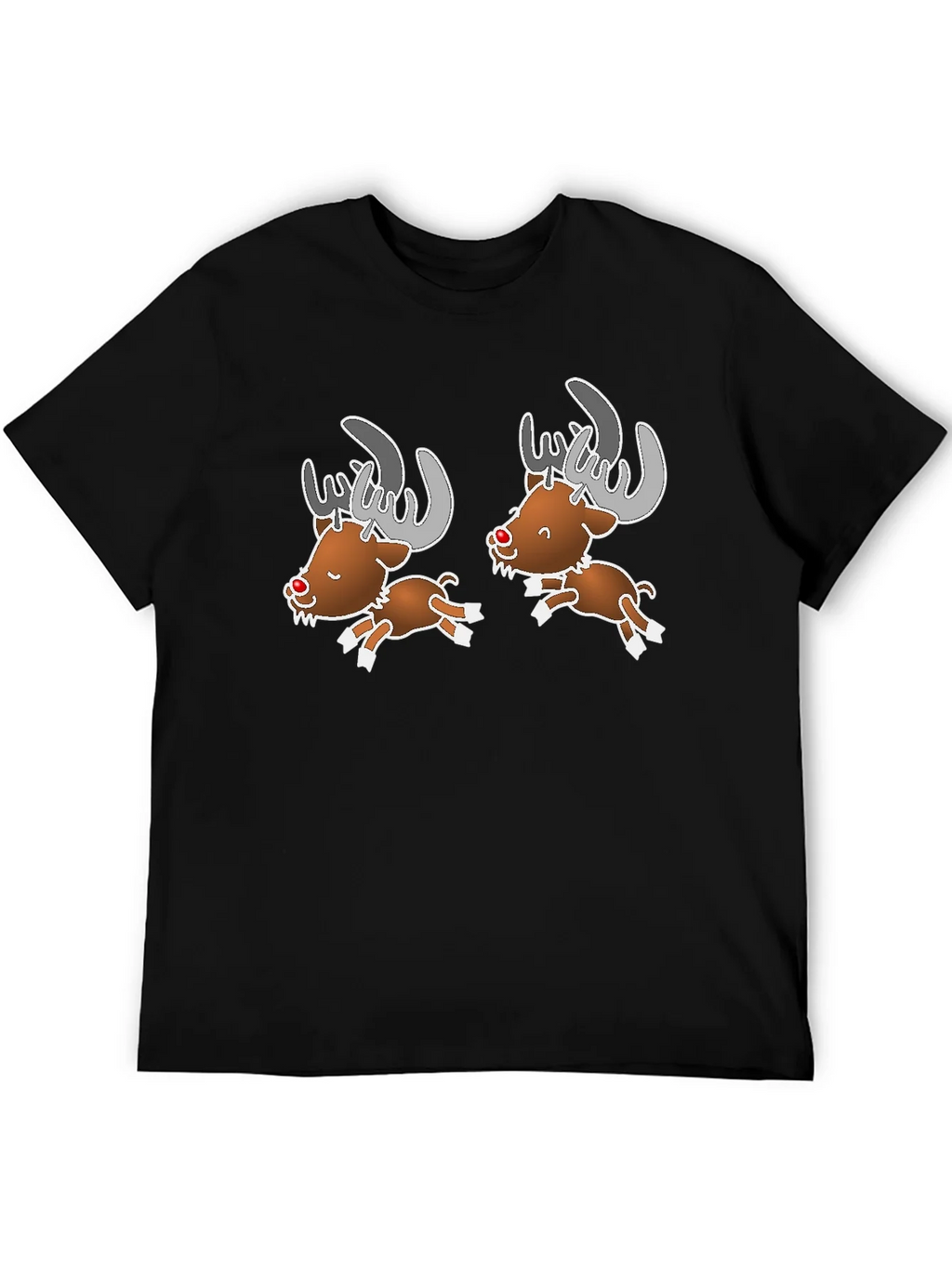 Cartoon Reindeer Graphic Tee product image 5