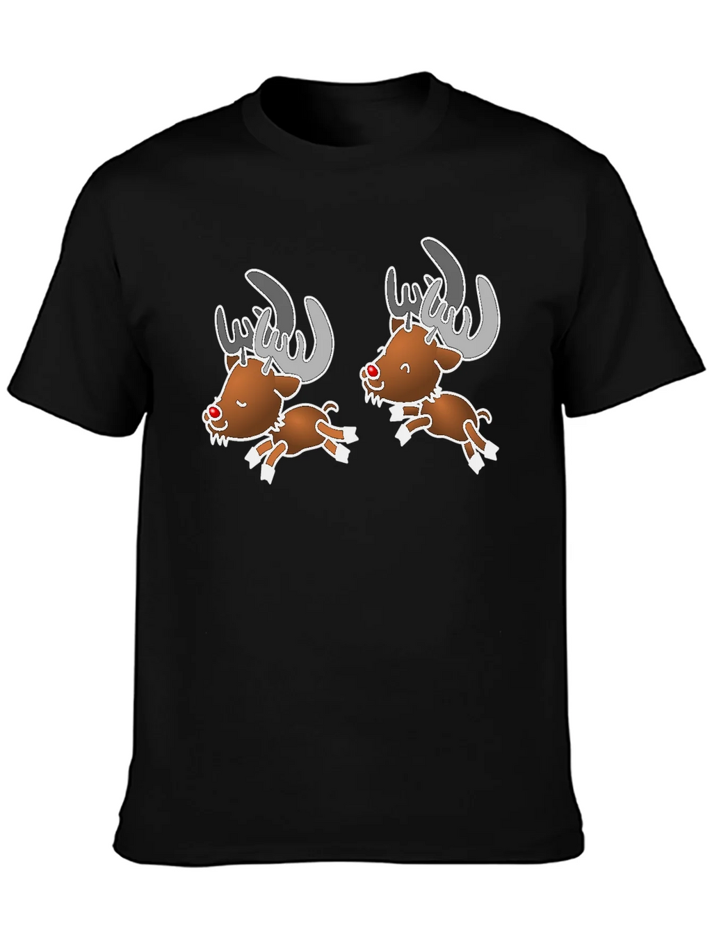 Cartoon Reindeer Graphic Tee product image 3