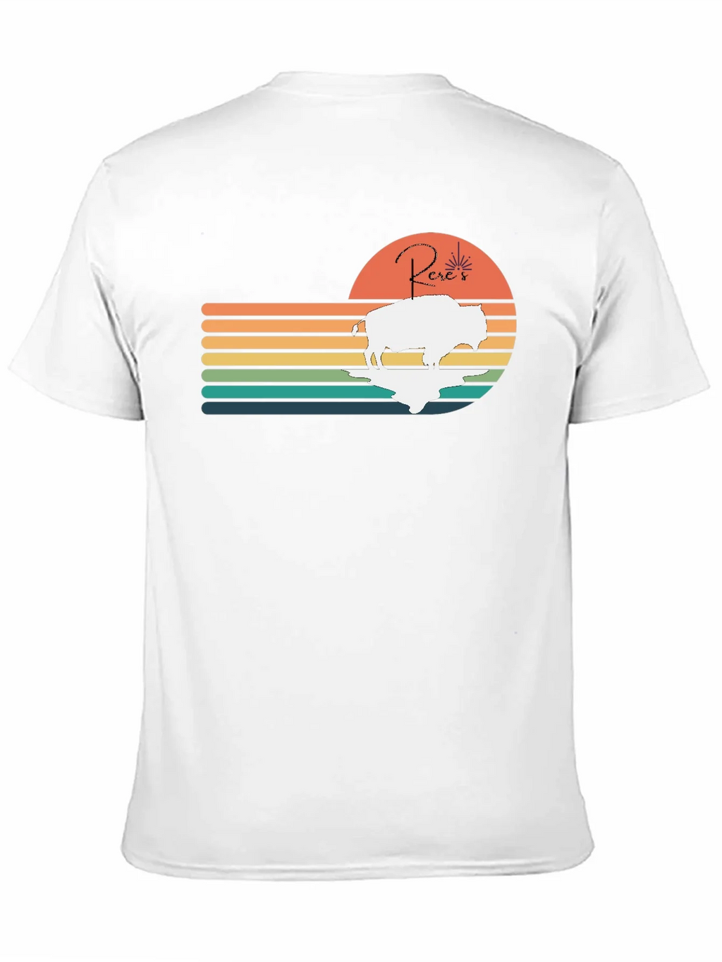Retro Buffalo Sunset T-Shirt product image 10