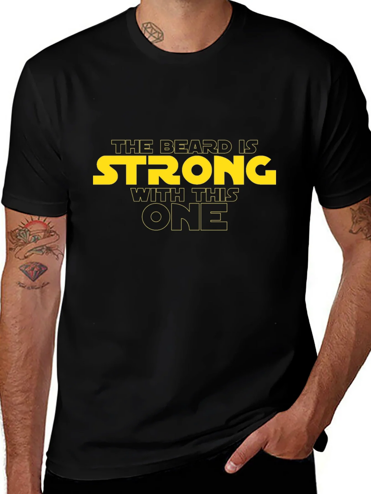 The Beard is Strong Star Wars Inspired T-Shirt product image 1