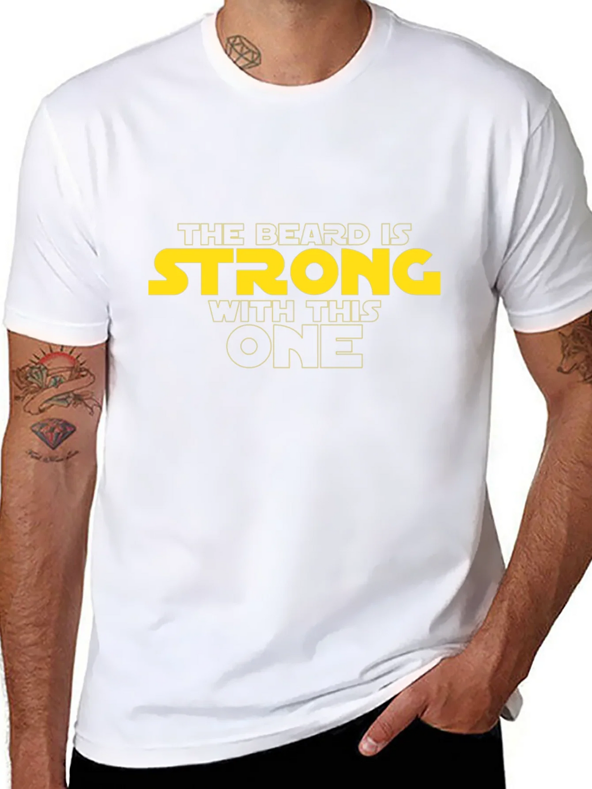 The Beard is Strong Star Wars Inspired T-Shirt product image 7