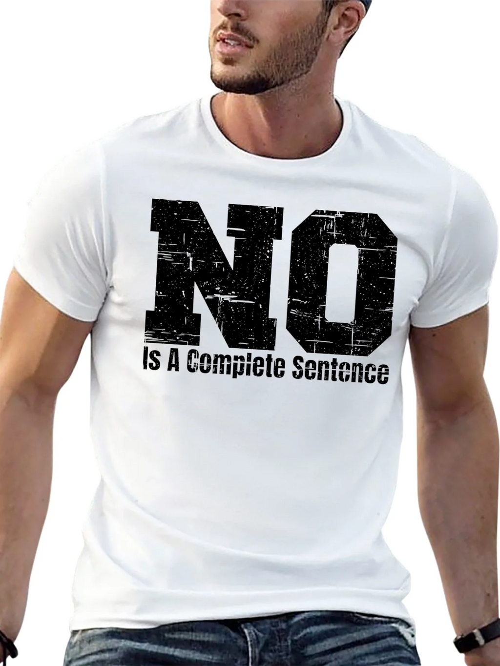 No Is A Complete Sentence - Funny T-Shirt product image 12
