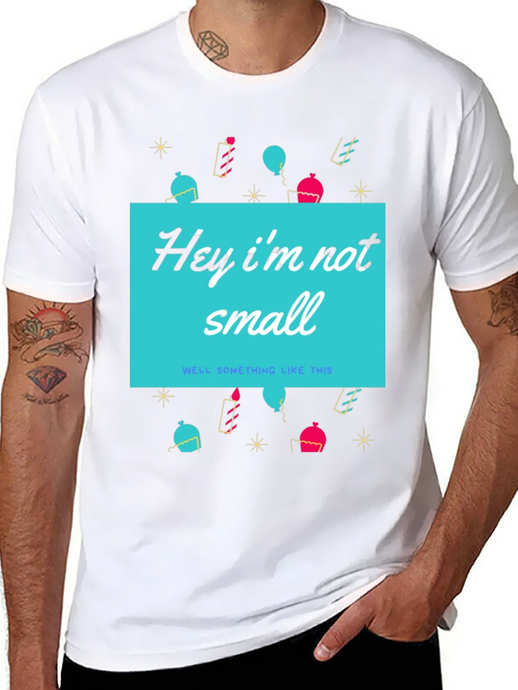 Funny Height T-Shirt - Hey Im Not Small product image 10
