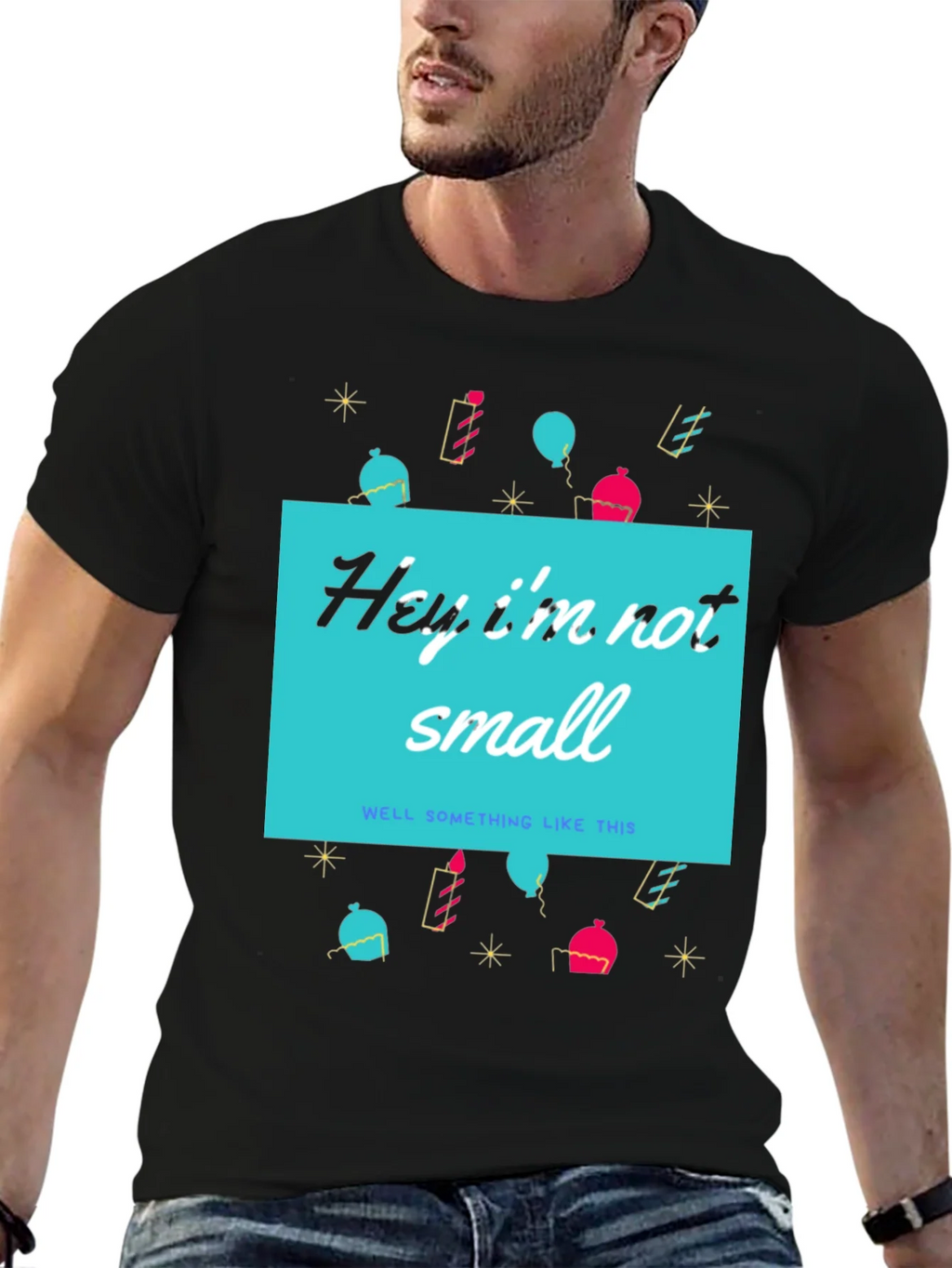 Funny Height T-Shirt - Hey Im Not Small product image 9