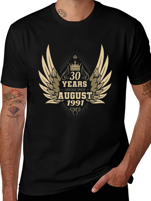 30 Years August 1991 T-Shirt product image 1