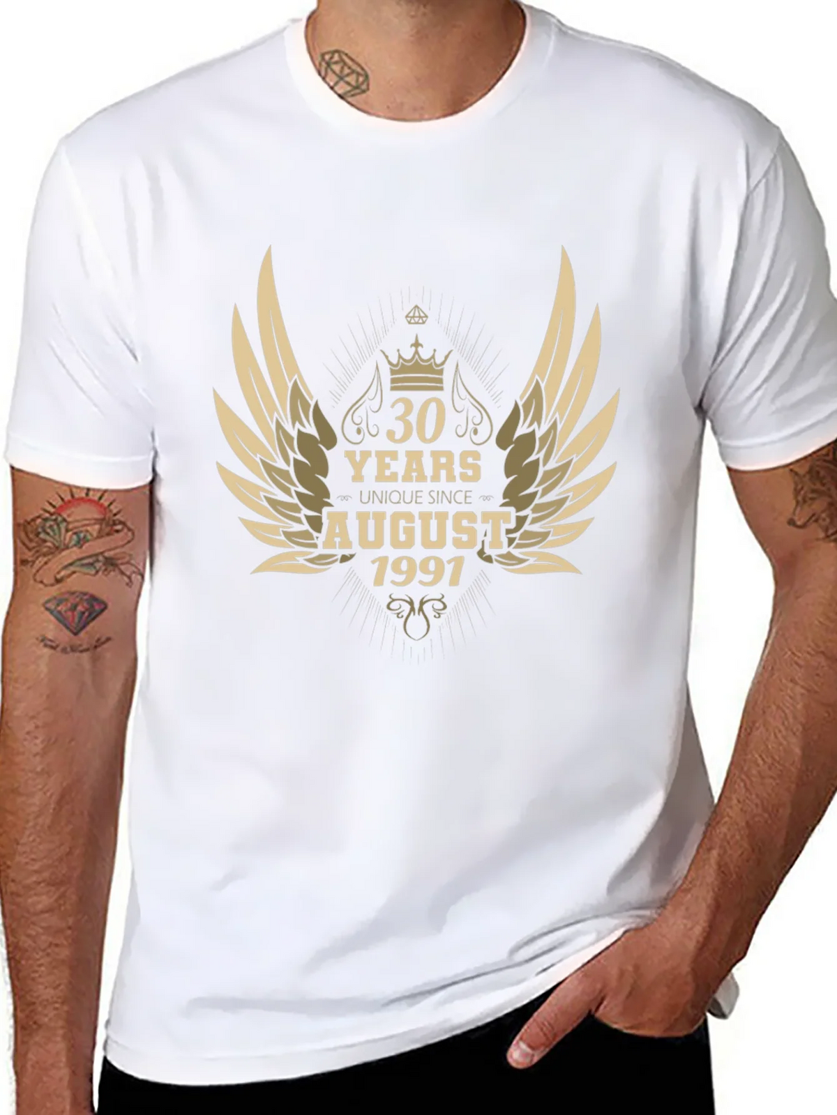 30 Years August 1991 T-Shirt product image 7