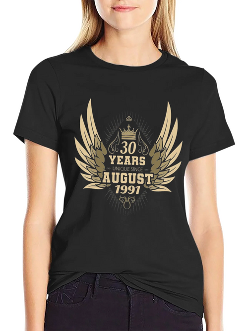 30 Years August 1991 T-Shirt product image 2