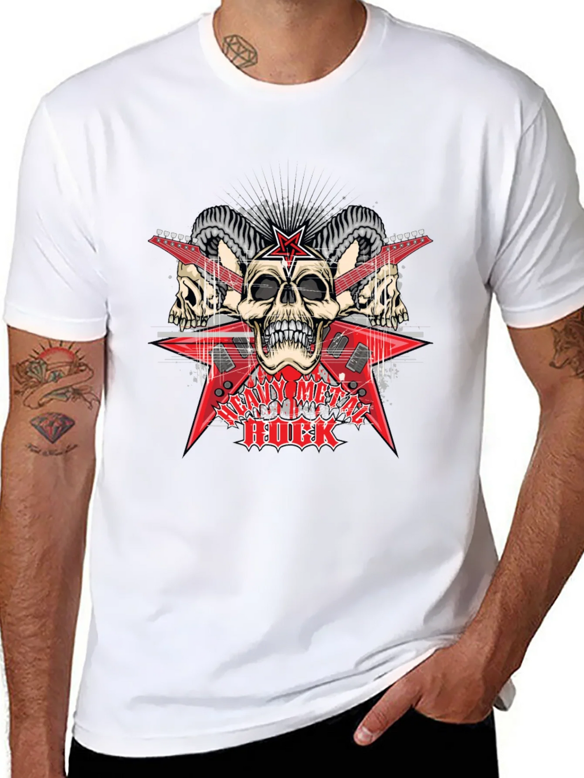 Metal Rock Graphic T-Shirt product image 7