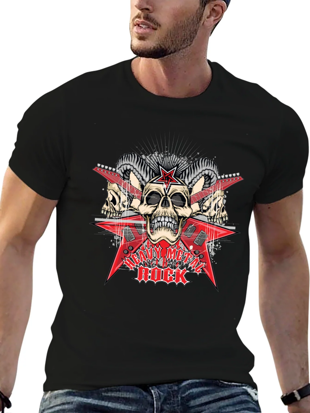 Metal Rock Graphic T-Shirt product image 6
