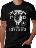 Life is Better in the Sky T-Shirt - Hot Air Ballooning product image 1