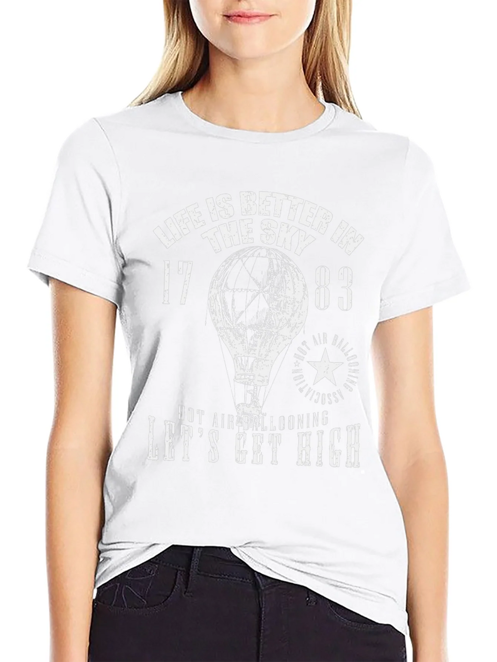 Life is Better in the Sky T-Shirt - Hot Air Ballooning product image 8