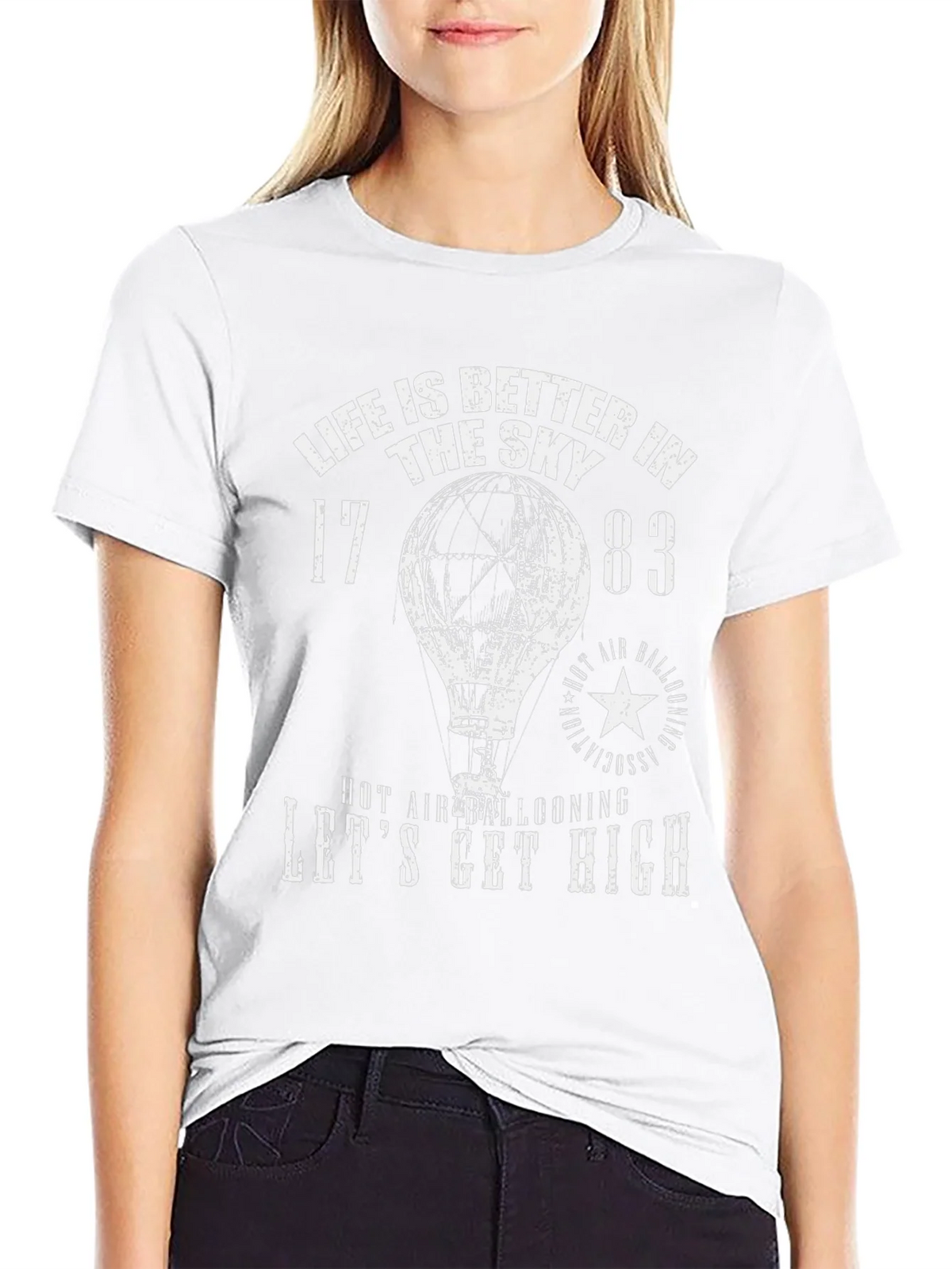 Life is Better in the Sky T-Shirt - Hot Air Ballooning product image 8