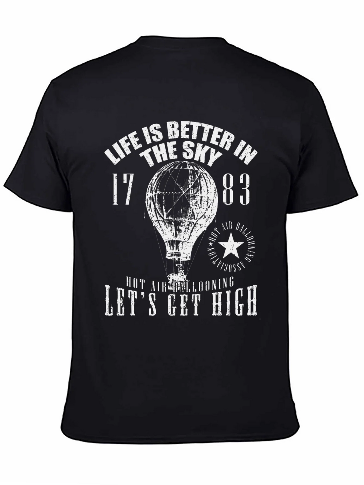 Life is Better in the Sky T-Shirt - Hot Air Ballooning product image 4
