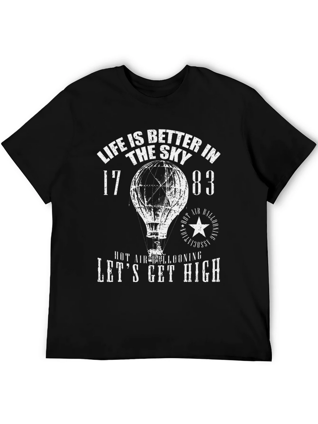 Life is Better in the Sky T-Shirt - Hot Air Ballooning product image 5