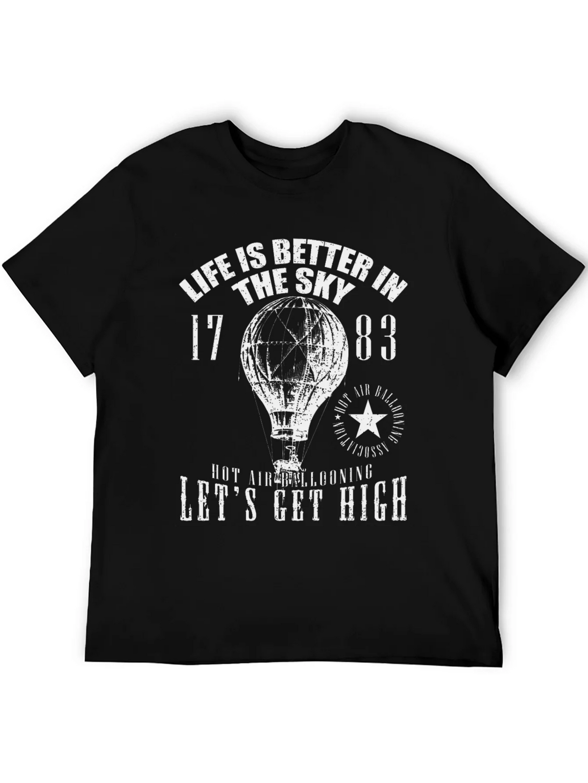 Life is Better in the Sky T-Shirt - Hot Air Ballooning product image 5
