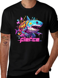 Fierce Cyberpunk Shark T-Shirt product image 1