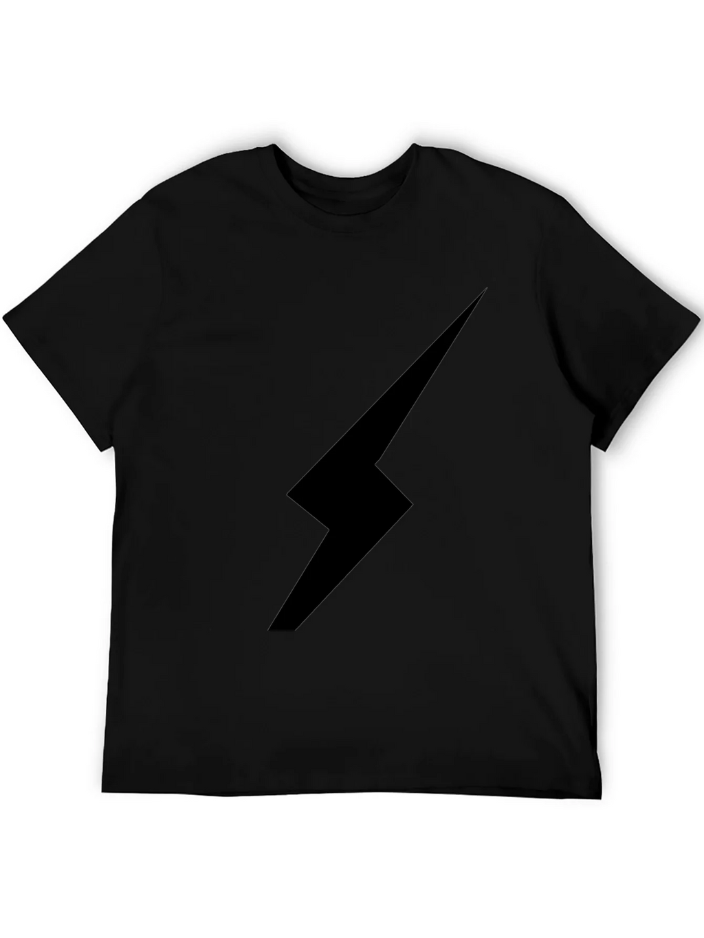 Black Lightning Bolt Graphic Tee - Stylish & Edgy product image 8